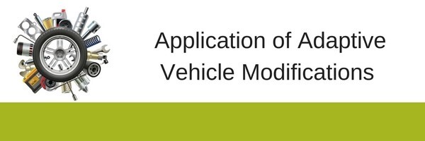 Application of Adaptive Vehicle Modifications 2025